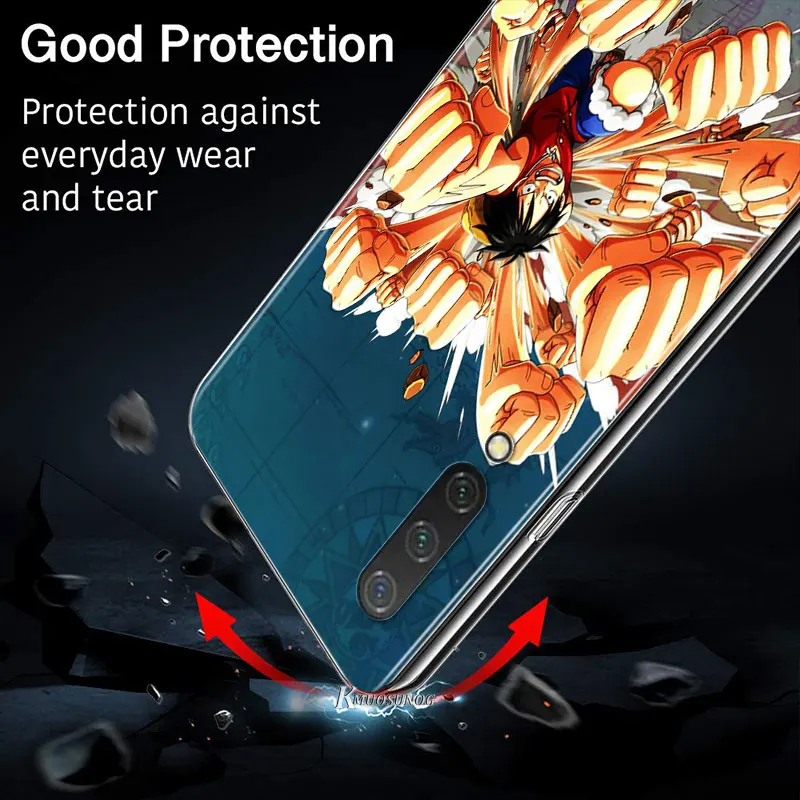 

Anime one piece luffy for Xiaomi Mi 11 10T Note 10 Ultra 5G 9 9T SE 8 A3 A2 A1 6X Pro Play F1 Lite 5G Soft Phone Case