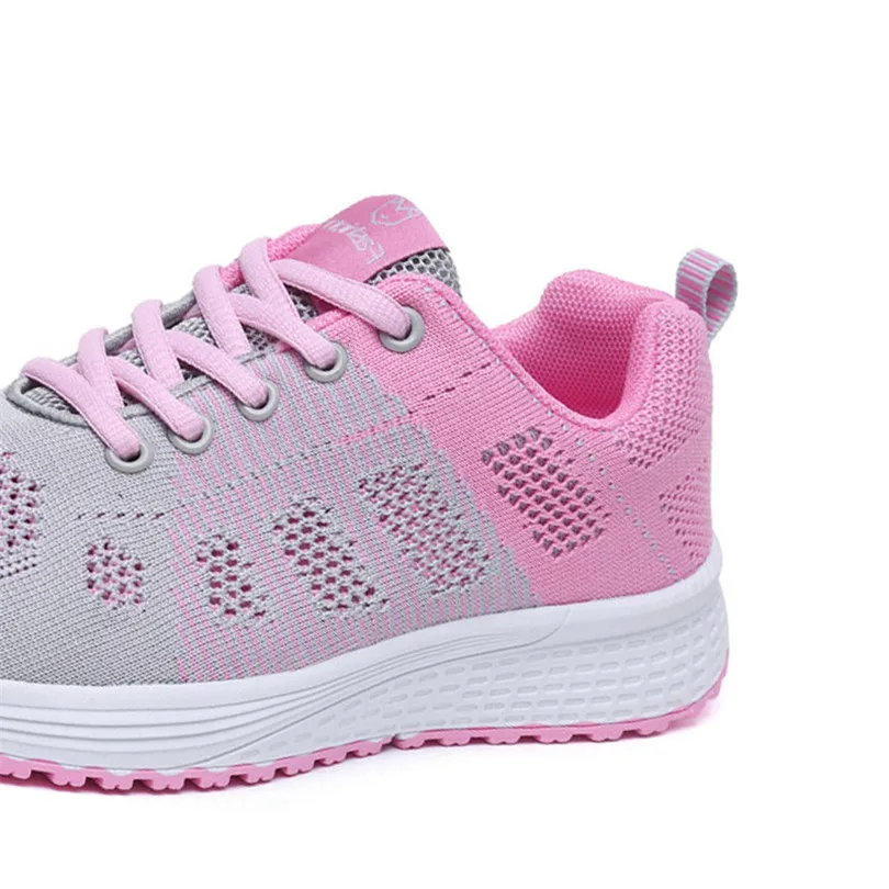 LIN KING/женская повседневная обувь на шнуровке модная дышащая прогулочная из