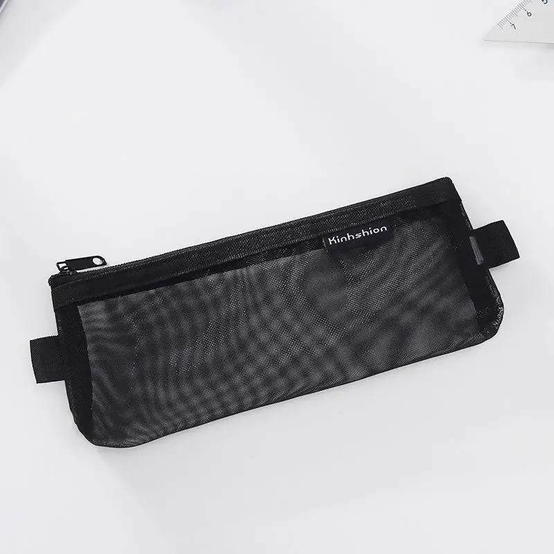 1 шт. Простой Прозрачный сетчатый чехол для карандашей офисный студенческий s