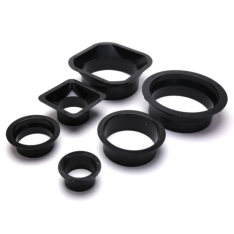 

1pc ABS Round Pipe Flange Seat Aluminum Tube Air Ventilation Hose Connector Exhaust Duct Fresh Air System Vent Hardware