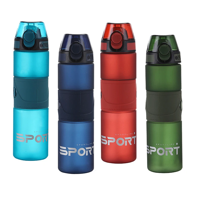 700 мл Модная Спортивная бутылка для воды Портативный с соломой герметичность