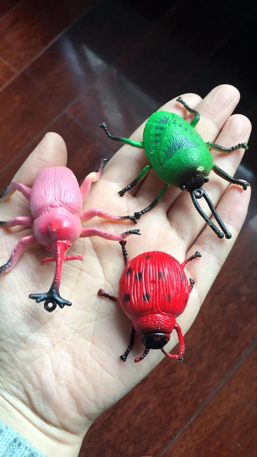 12 шт./лот большой ПВХ симулятор паук скорпион сороконожка пчела насекомые Модель