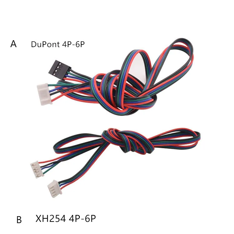 

LINK CNC 3d print motor stepper cable 6pin 4pin stepping connection line 26AWG length 2000mm