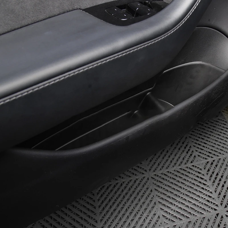 

for Tesla Model 3 2017-2020 Side Door Storage Box Tray Door Handle Armrest Pocket Inner Accessories