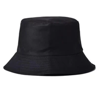 harajuku bucket hat men women k pop bob outdoor beach sun hat black solid fishing fisherman sunscreen hat hip hop panama %d0%ba%d0%b5%d0%bf%d0%ba%d0%b8