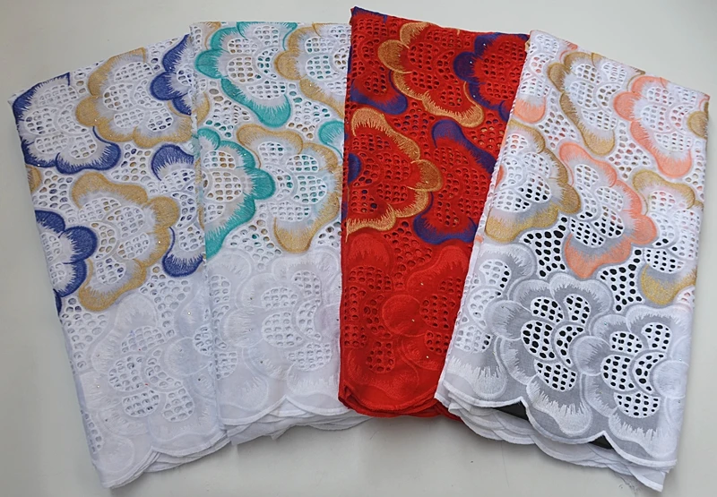 

Alisa white swiss voile lace in switzerland 100% cotton fabric 2020 high quality embroidery african dry lace fabrics 5 yards/pcs