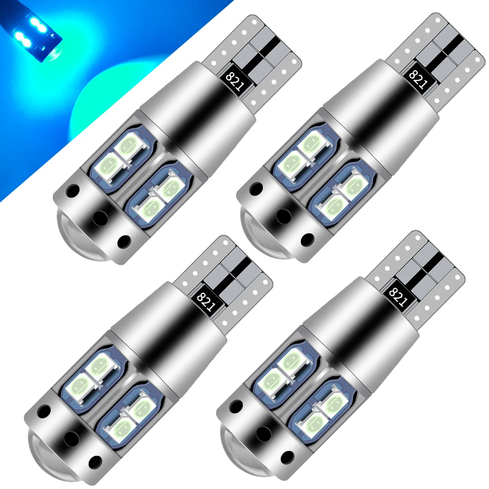 

10 шт. W5W светодиодный T10 LED Canbus 168 194 Светодиодная лампа 10 SMD автомобильный внутренний боковой фонарь номерной знак лампа 12 В для Audi