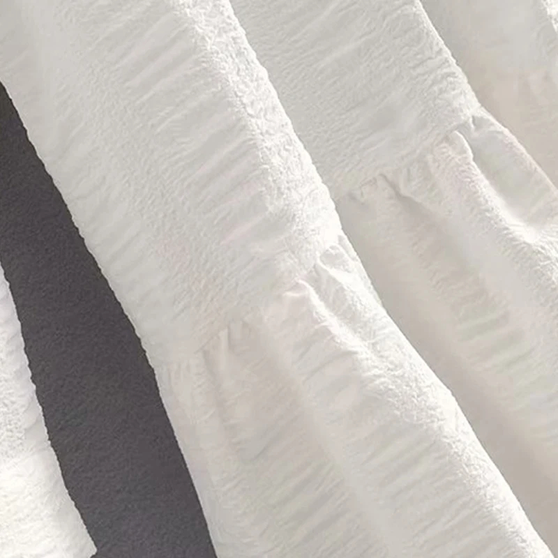 Женское повседневное однотонное платье свободное с круглым вырезом и