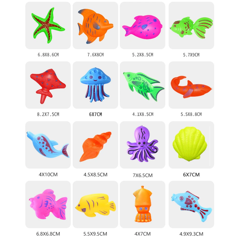 Надувной бассейн Магнитная рыболовная игрушка 46 шт./лот набор удочек для детей