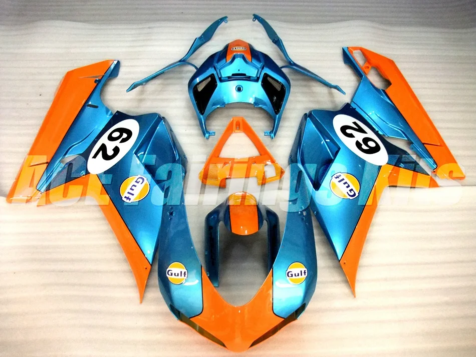 

New ABS Injection Mold Bodywork Full Fairings kits Fit For Ducati 1098 848 1198 2007 2008 2009 2010 2011 2012 blue orange