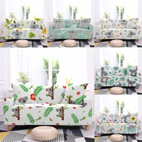 koala sofa cover pillow cases cute cartoon for living room cushion printed animal slipcover sofa bed 1234 seater couch covers