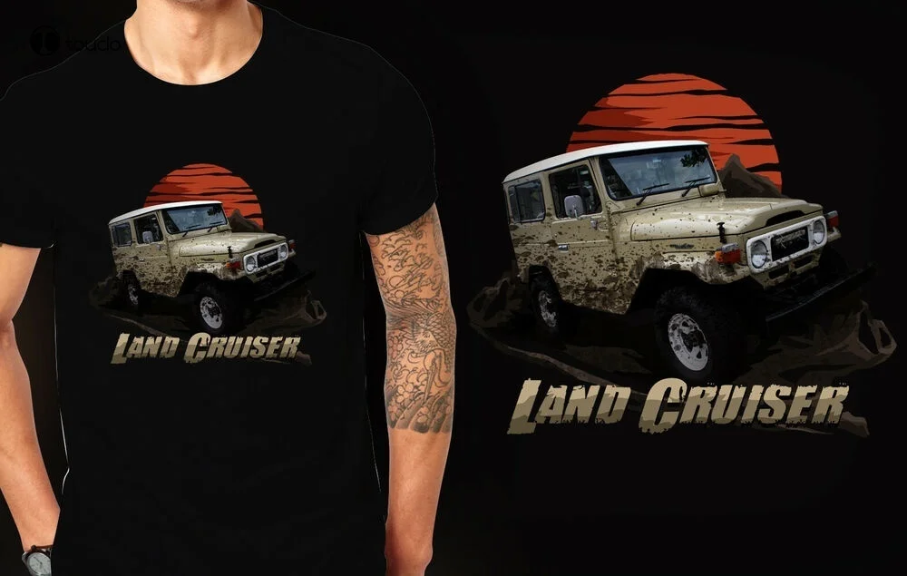 

Мужская футболка Toyo Bj40 Fj40 Land Cruiser, футболка с японским автомобилем