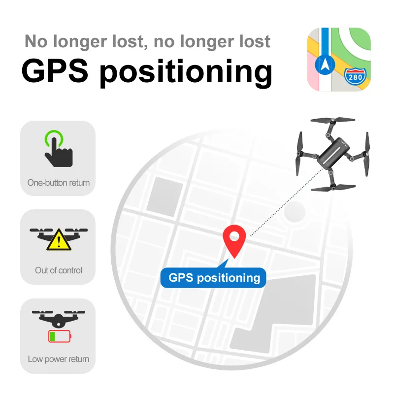 Квадрокоптер с двойной GPS камерой 4k HD 25 минут полета|Радиоуправляемые вертолеты| |
