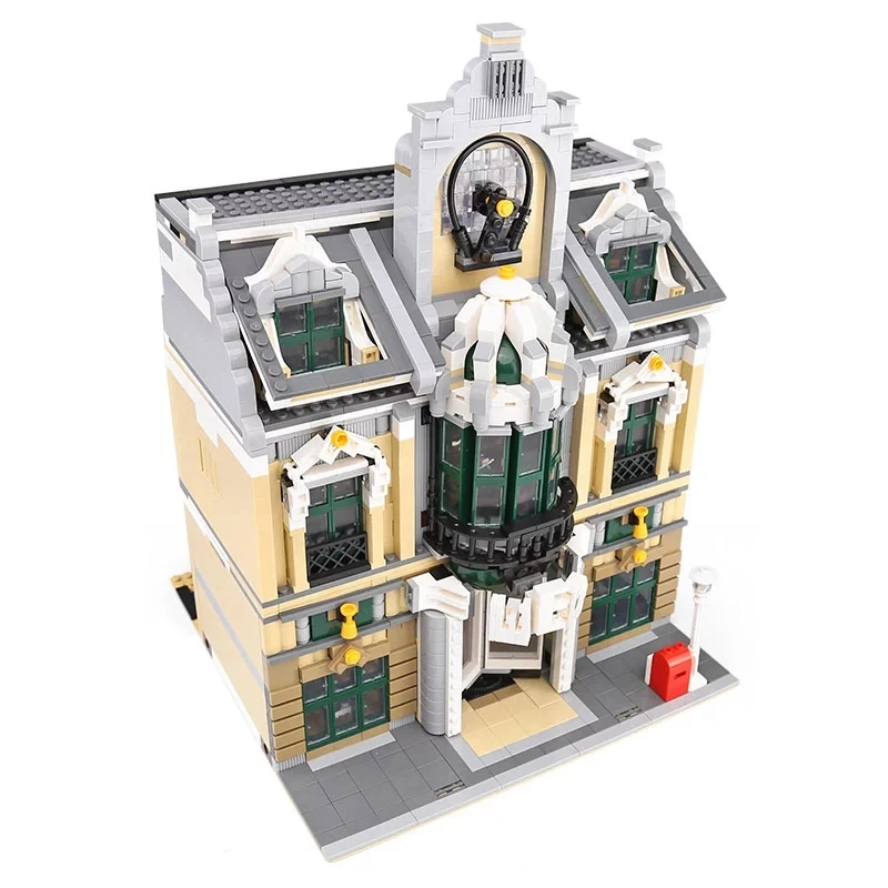 

In Stock 2039 PCS City Streetview Series QL0922 European Mall Parent-child Puzzle Toys Model Building Blocks Bricks Kids Gifts