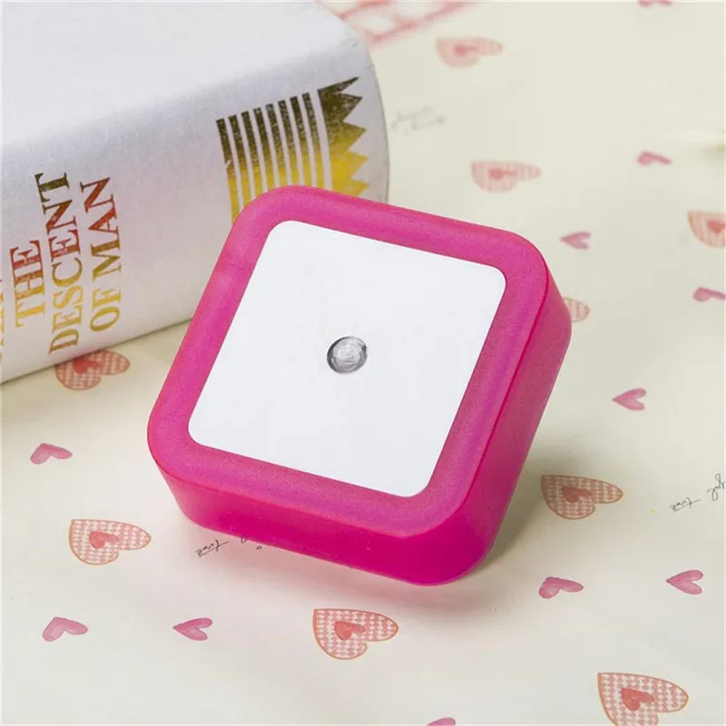 Mini Newest Light Sensor Control Night EU US UK Plug Novelty Square Bedroom lamp For Baby Gift Living room | Лампы и освещение