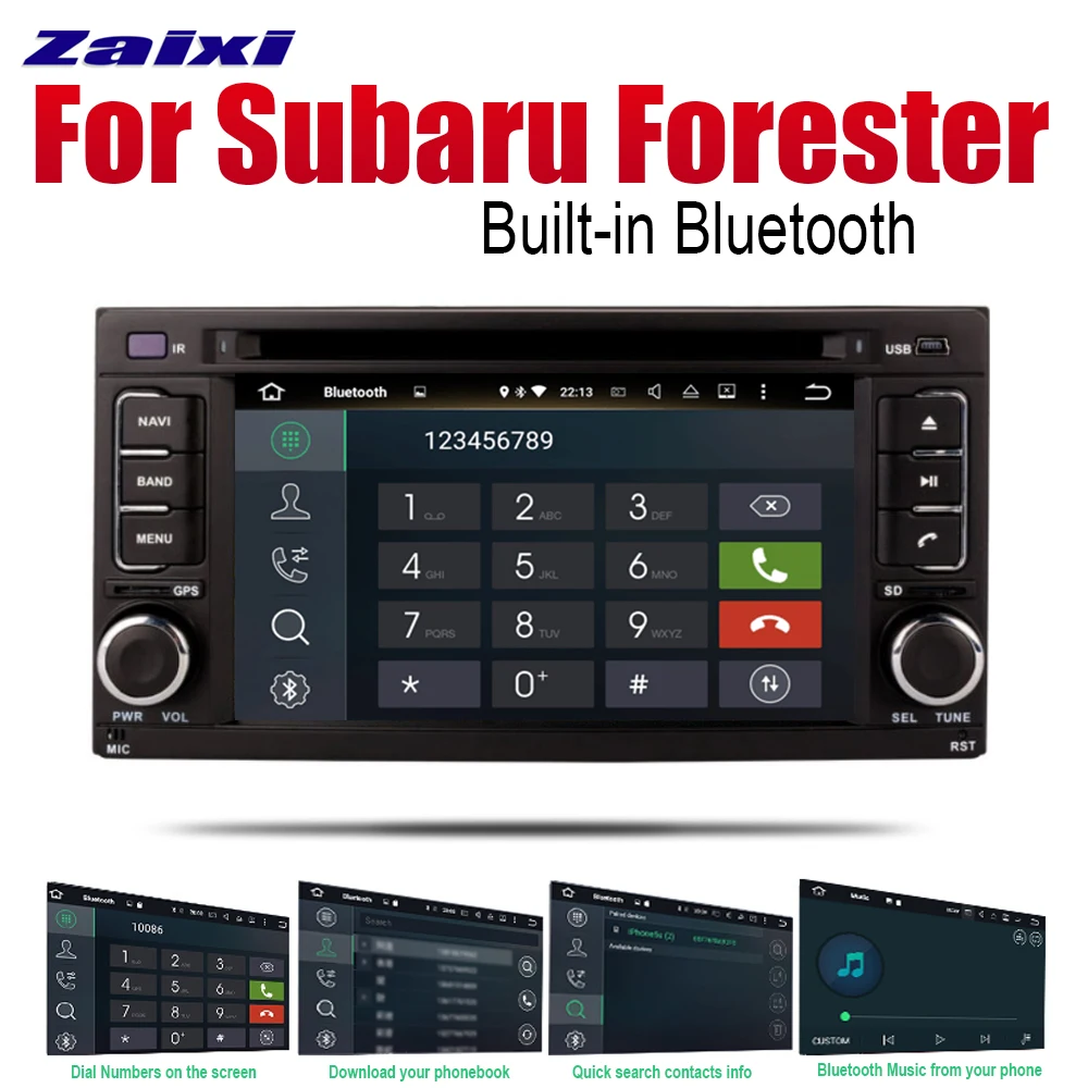 Auto Player GPS DVD Navigation For Subaru Forester 2008 2009 2010 2011 2012 2013 Car Android Multimedia System Screen Radio | Автомобили и