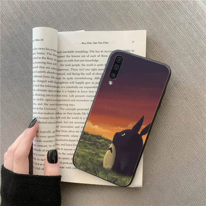 

Cartoon Studio Ghibli Totoro Phone Case For Samsung A71 A41 A21 A31 A50 A70 A11 A12 A32 M31 A02 A51 A52 A72