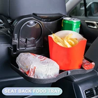 universal folding car bracket food tray drink holder auto back rear seat table tray phone holder car storage box car accessory