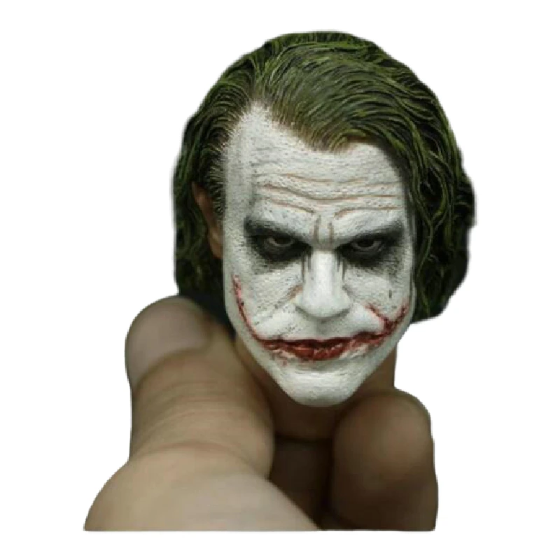 Масштаб 1/6 голова Лепка Джокера хит продаж фигурка тела|head sculpt|1/6 scalejoker heath ledger |