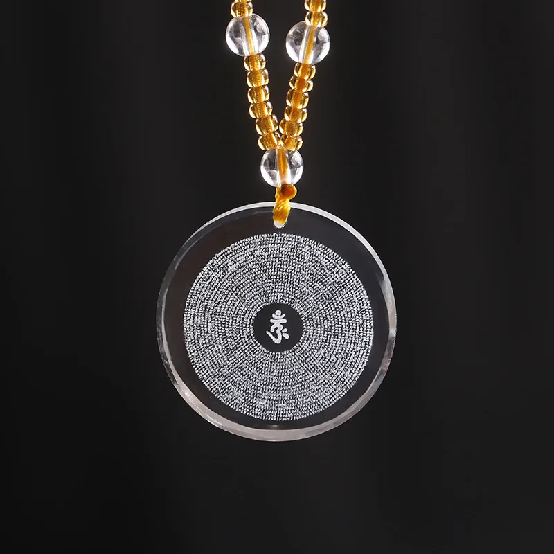 Ожерелье с подвеской Будды резной амулет на удачу ожерелье для женщин и мужчин