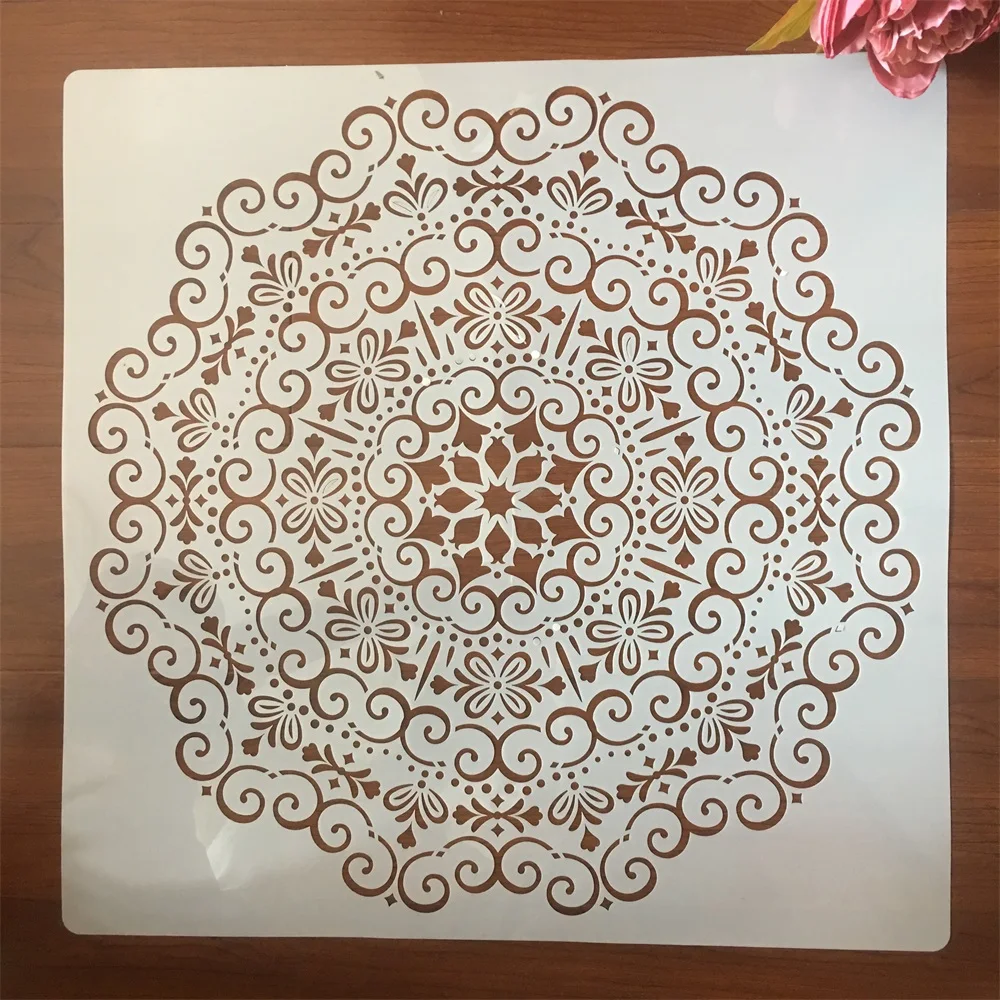 

50*50cm Large Mandala Geometry XXL DIY Layering Stencils Wall Painting Scrapbook Coloring Embossing Album Decorative Template