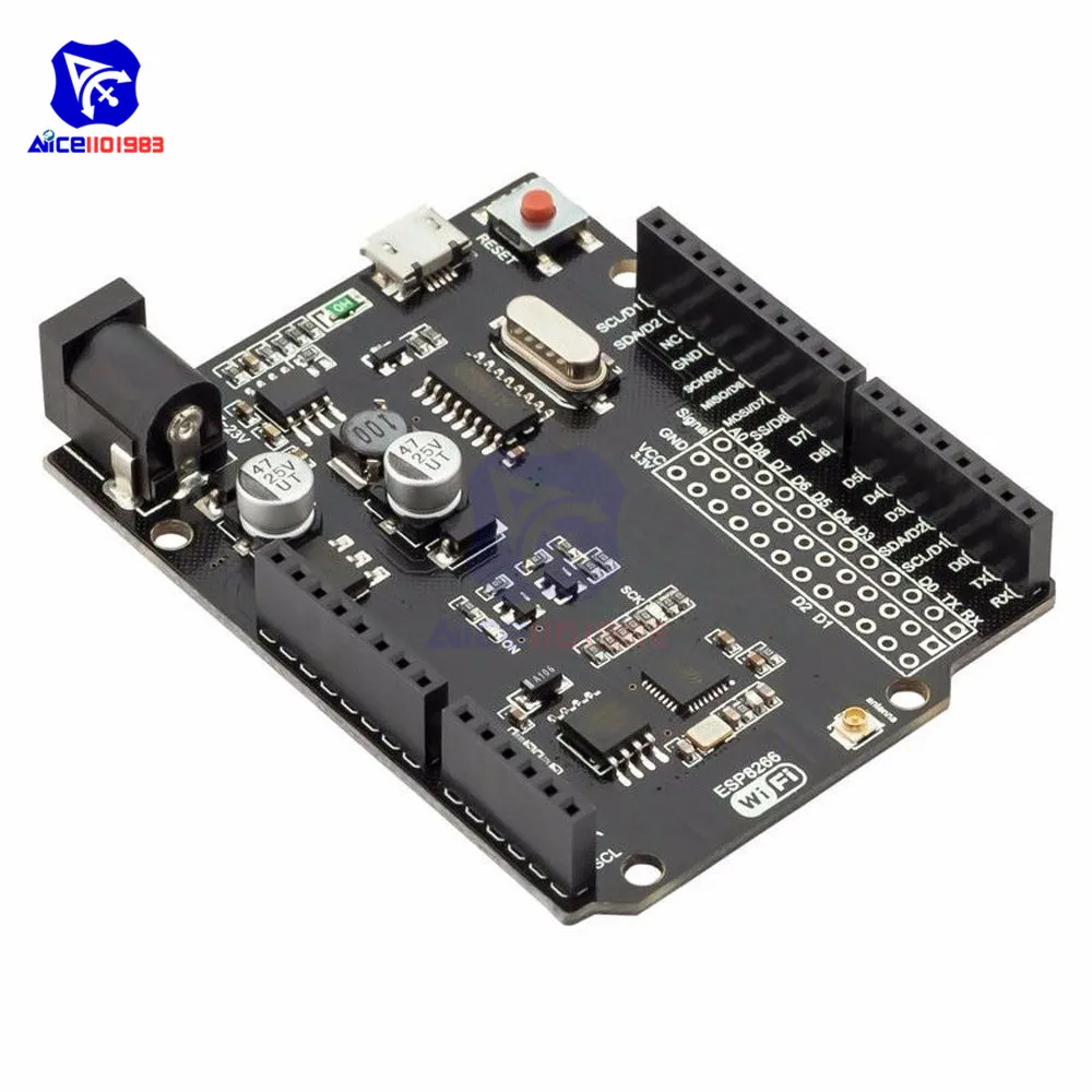 Расширительный модуль Wi Fi diymore WeMos D1 R2 UNO R3 CH340 CH340G ESP8266 для Arduino|Интегральные схемы| |