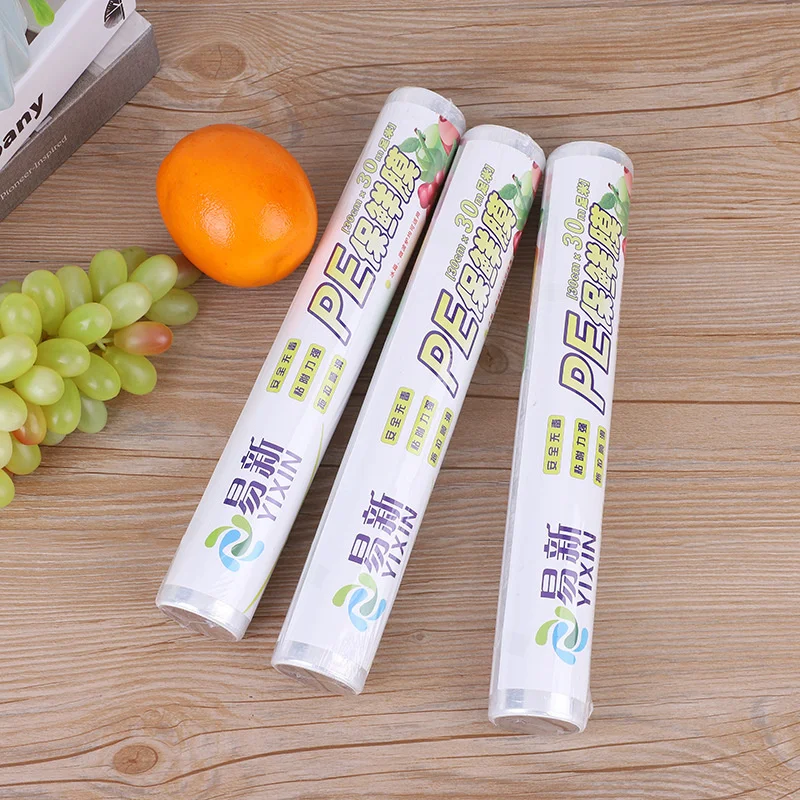 

Plastic Bags Kitchen Disposable Clings Film Clear Plastic Bag Sealer Fruits Vegetables Fresh-keeping Wrap Food Cover Wrap Film