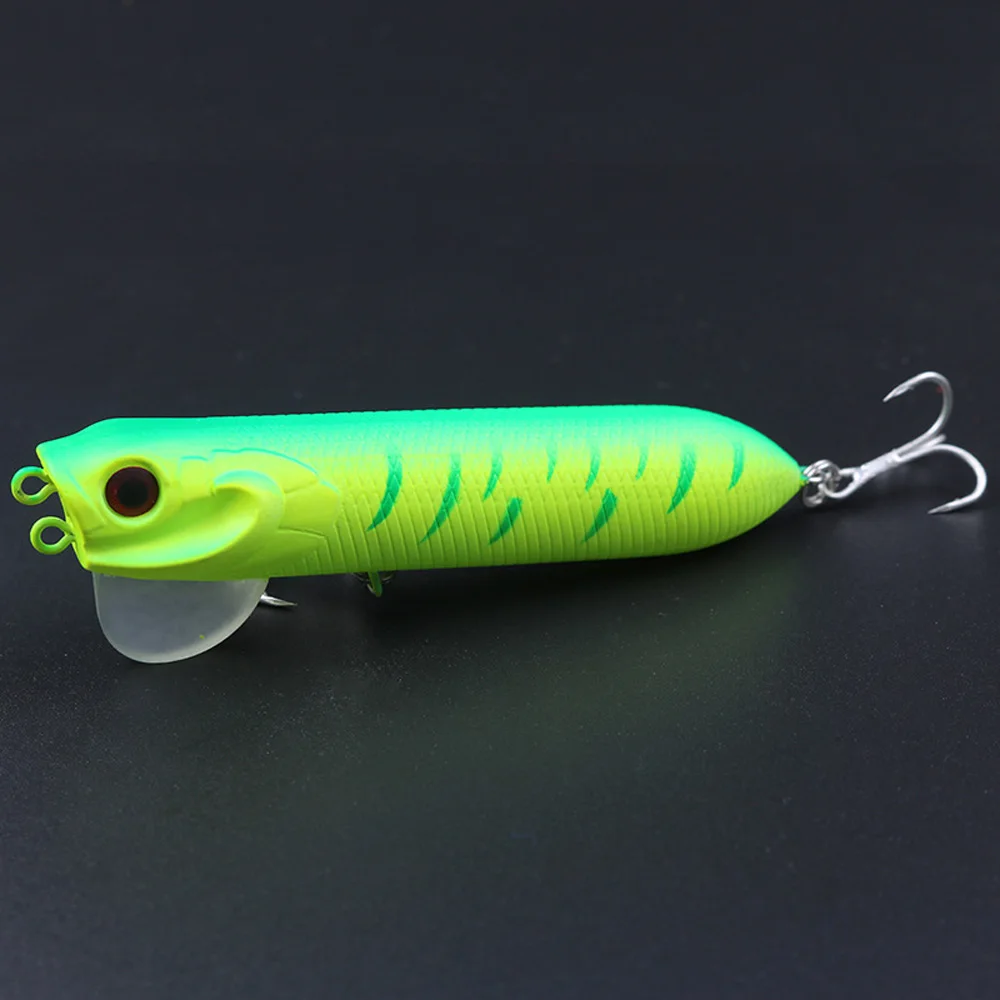 1pcs Water surface magician Hard Pencil Wobblers Popper Lures 9.5cm/18g Artificial 3D eyes Bait Snake Walker Lure Fishing Tackle | Спорт и