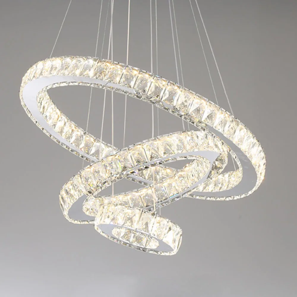 lamparas de techo cristal modernas