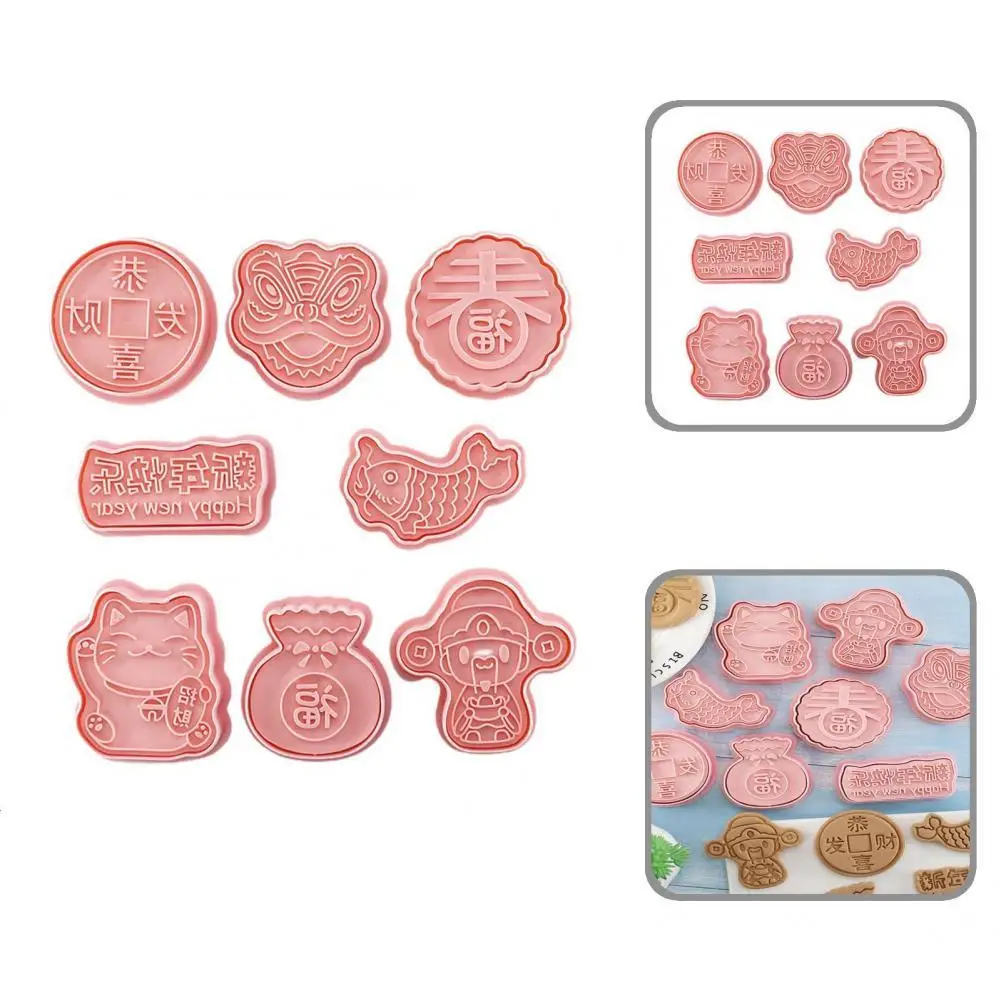 

Cookie Cutters Multi-purpose Baking Mould Stencils PP DIY Durable Children Holiday Cookie Molds