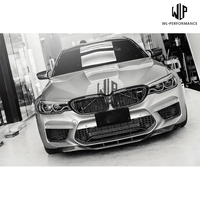 Высококачественная губа переднего бампера F90 из углеродного волокна для BMW M5 RKP