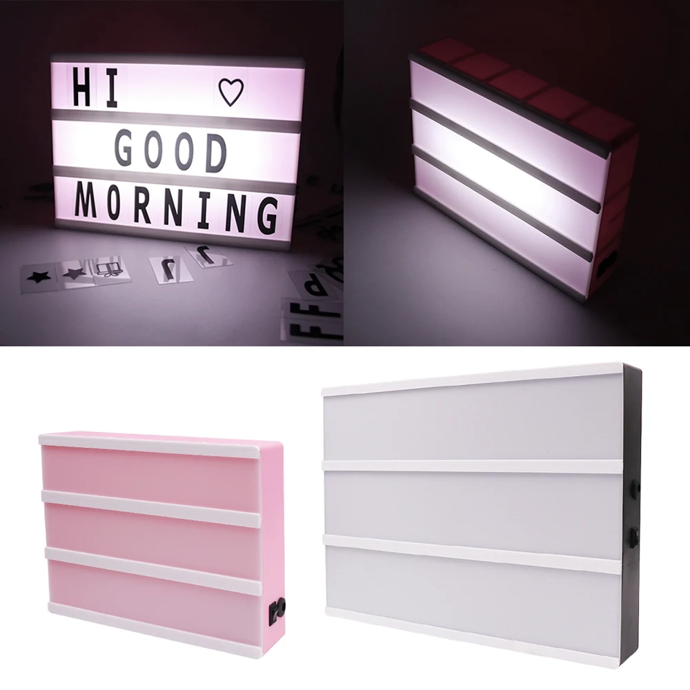 Новое поступление A6 A5 A4 Размеры светодиодный комбинированная Таблица Ночной