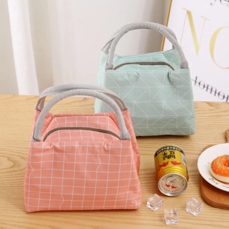 Контейнер для хранения закусок сумка тоут Портативный Ланч бокс столовая посуда