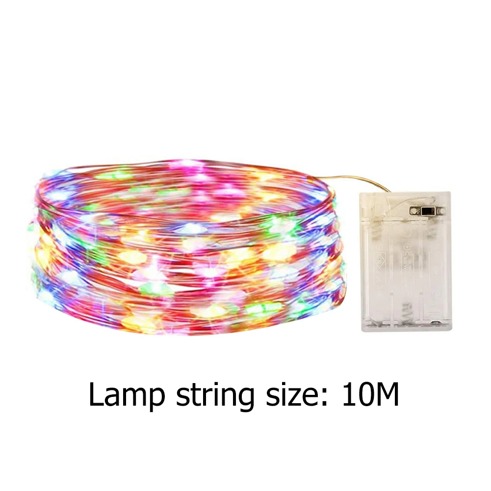 

10m LED String Copper Wire Fairy Night Lights Christmas Room Party Decor