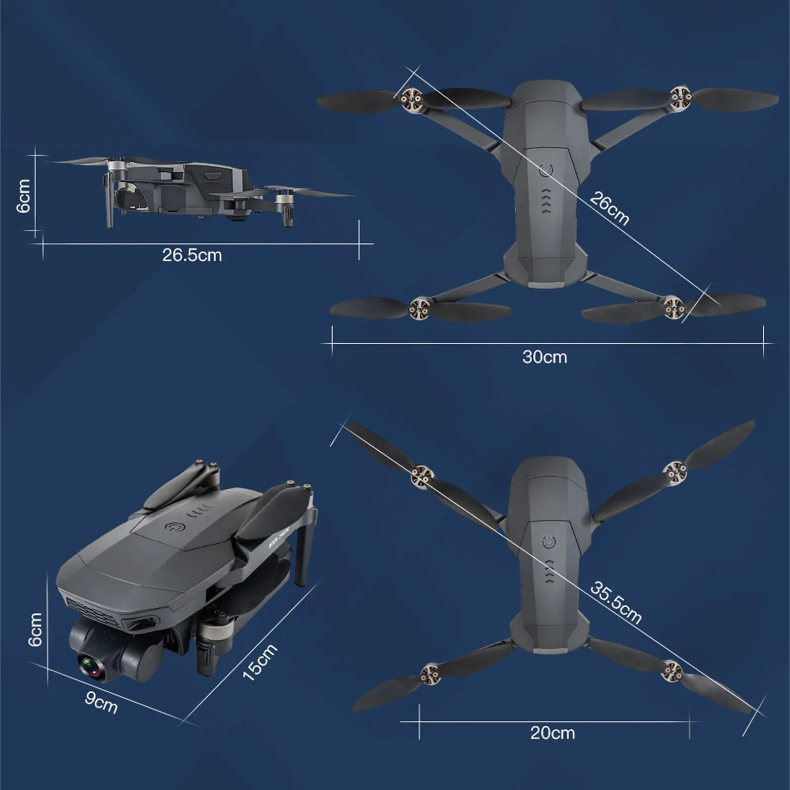 

SG907 MAX 3-axis Gimbal 5G WIFI RC Drone Quadcopter 4K Camera GPS Optical-Flow drone 4k profesional