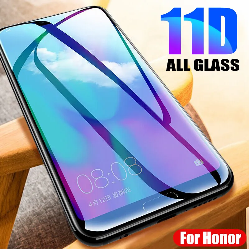 11D защитный Стекло на для Huawei Honor 9 10 Lite V9 V10 8X Honor 9i 10i 20i V20 9 10 закаленное Экран протектор Стекло пленка