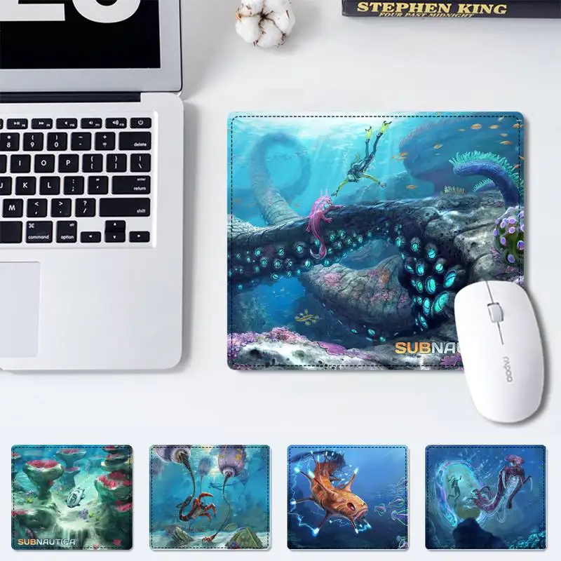 

Защитный коврик для мыши Subnautica, маленькие коврики для семейного ноутбука, геймера, резиновый коврик для мыши, коврик для мыши, настольный иг...