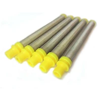 10pcs 100mesh gun filters airless spray tool yellow filter insert 304 stainless steel power tool accessories