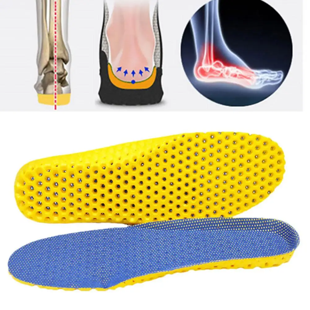 Ортопедические стельки с поддержкой свода стопы мягкая вставка дышащий