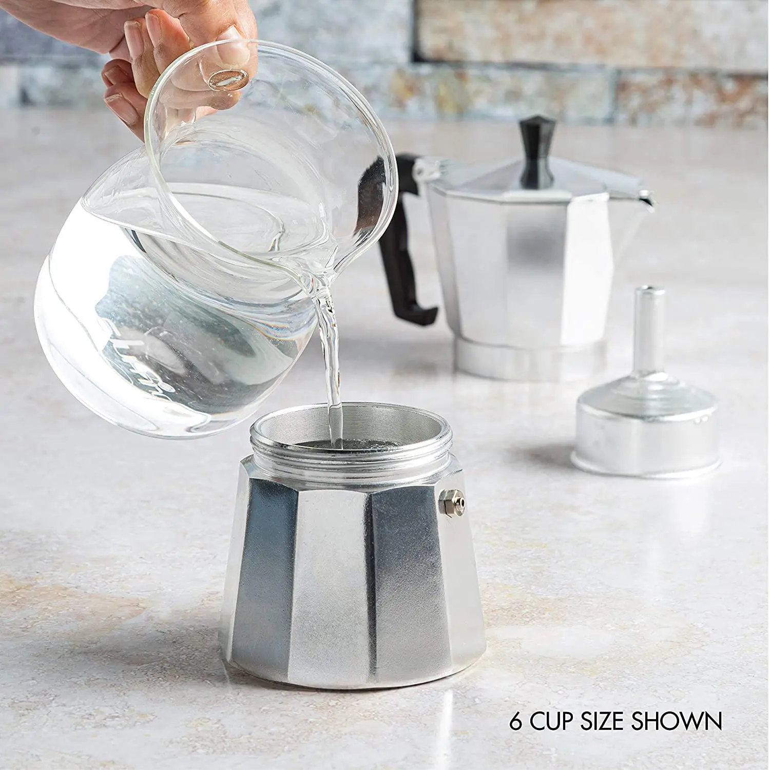 Алюминий Кофе чайник чашки прочный Moka Cafeteira Кофеварка 50/100/150 мл практичный фильтр