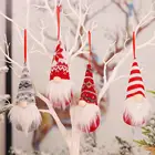 Рождественская елка Гном без лица с Сантой, подвесные украшения для домашвечерние