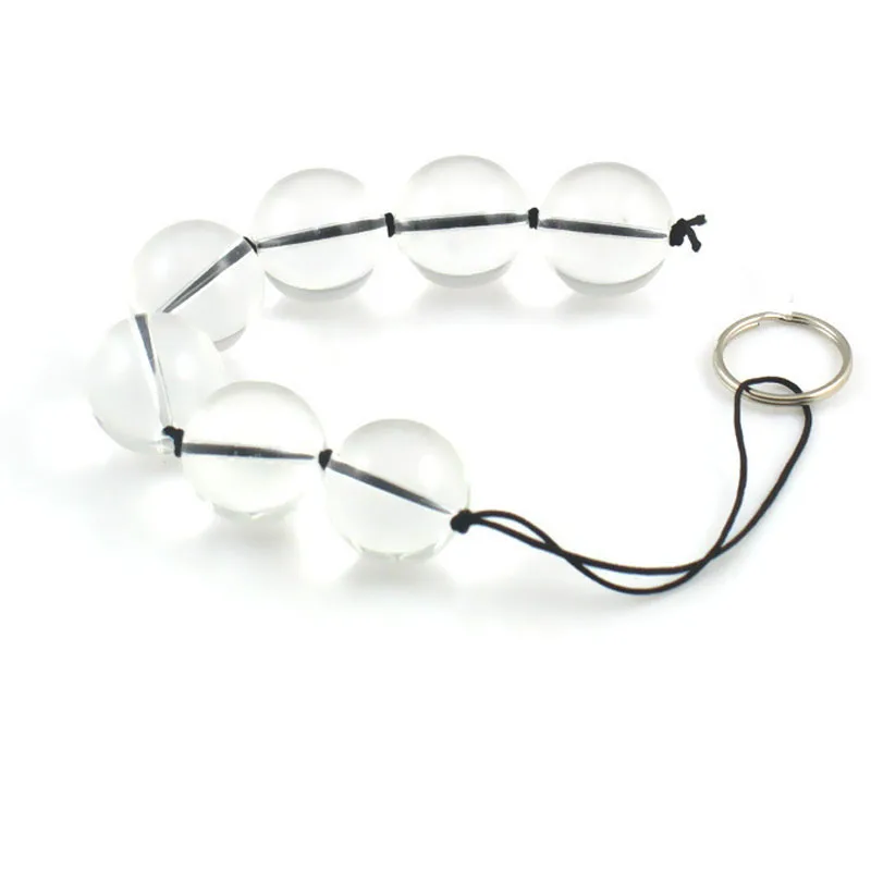 Взрослые Эротические Стекло анальные шарики Анальная пробка Анальный