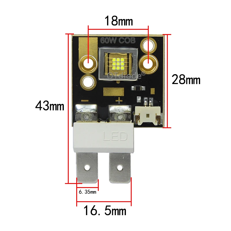

high power 60W Cold White COB Stage Light 120 degree For Moving Head Light Wedding Bar Follow Spot Lights