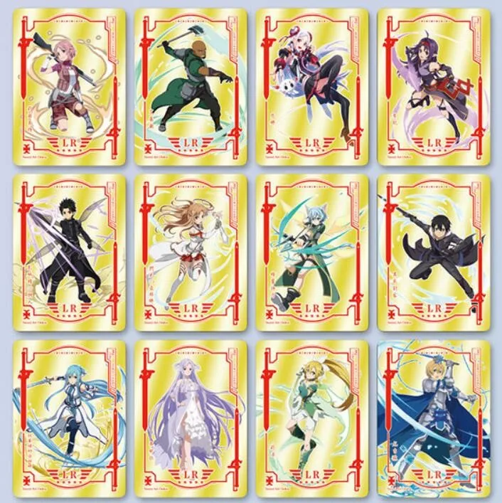 

90pcs/box Sword Art Online Sao Kirigaya Kazuto Yuuki Asuna Card Toys Hobbies Hobby Collectibles Game Collection Anime Cards