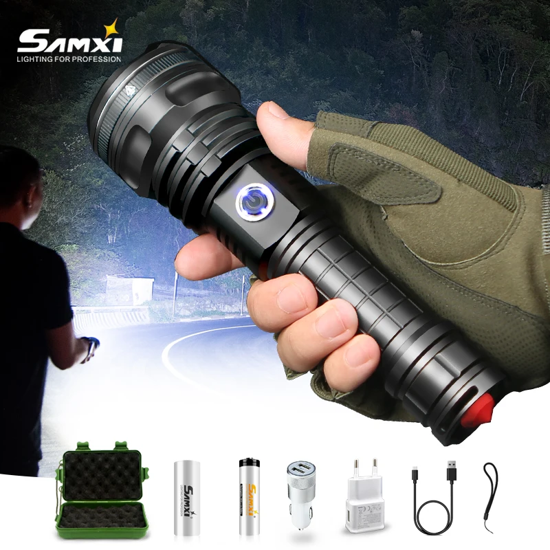 Светодиодный фонарик с 5 режимами освещения фонарь высокой мощности