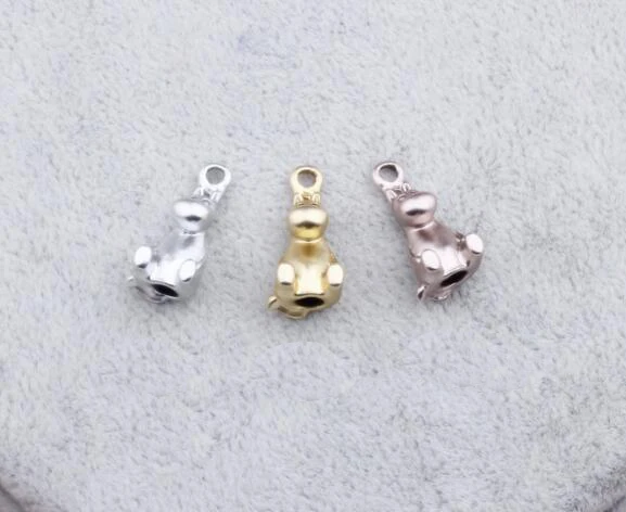 Очаровательные Мультяшные подвески с бегемотом для ювелирного изготовления 10 шт
