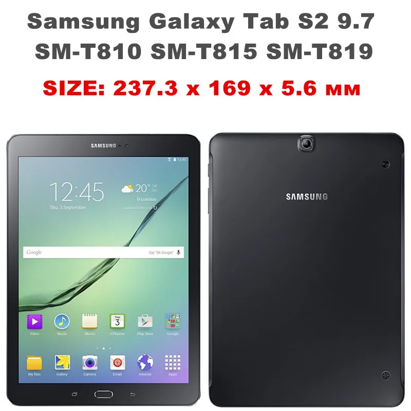 Для Samsung Galaxy Tab S2 SM-T815 T810 T813 T819 из искусственной кожи с подставкой для Samsung Galaxy Tab S2 9," дюймов Многофункциональный чехол для планшета