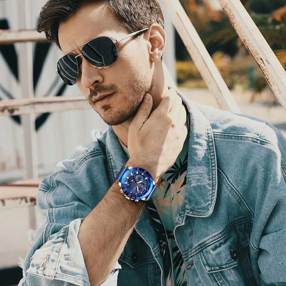 

2020 CRRJU Fashion Men Watches Top Luxury Brand Chronograph Wristwatch Quartz clock Sport Waterproof Watch Men relogio masculino