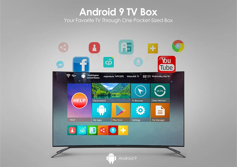 Beelink GT-King Smart tv Box Amlogic S922X Android 9,0 4 Гб LPDDR4 64 Гб rom Поддержка 2,4G голосовой пульт дистанционного управления 4K