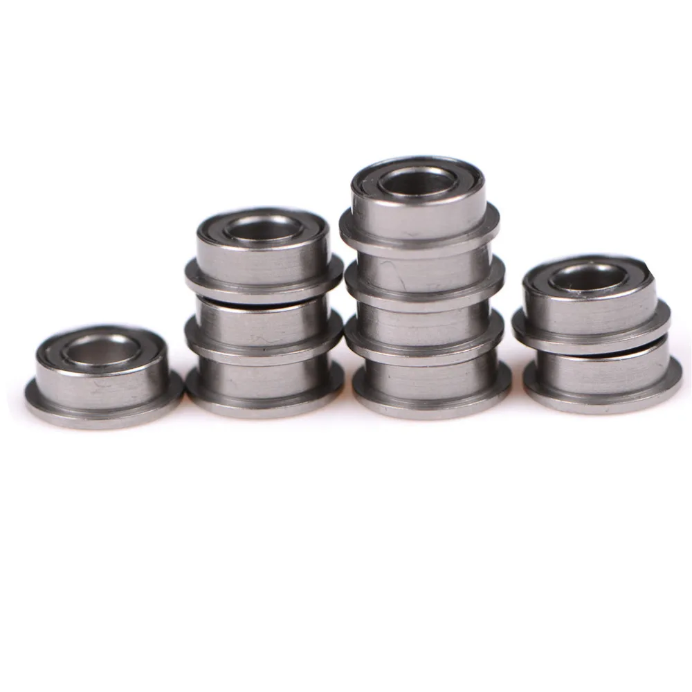 

10pcs/lot Quality New MF63zz 3x6x2.5mm Metal Double Shielded Miniature Deep Groove Flanged Ball Bearings For 3D Printer